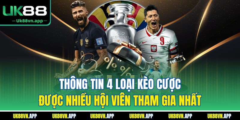 Thông tin 4 loại kèo cược được nhiều hội viên tham gia nhất
